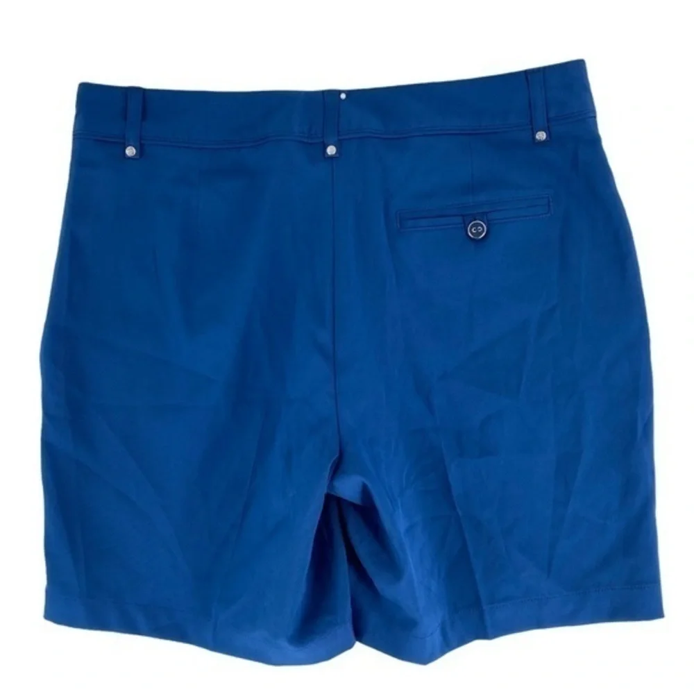 Lady Hagen‎ Flat Front Lightweight Stretch Midi Shorts Performance Wear Size 4